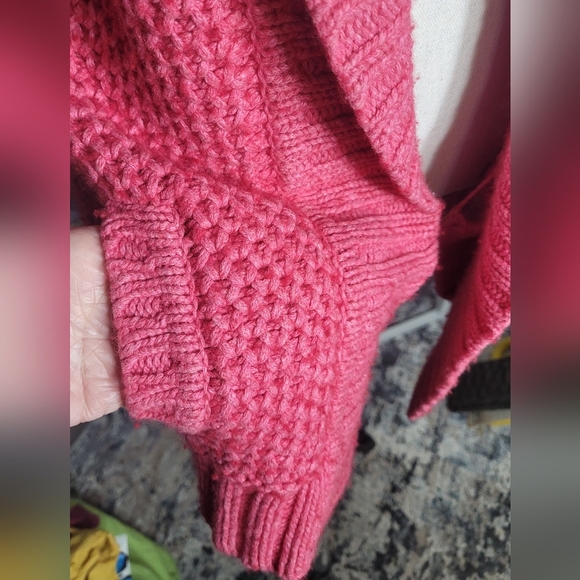 Lilly Pulitzer Salmon Pink Cardigan Sweater Medium - Picture 3 of 4